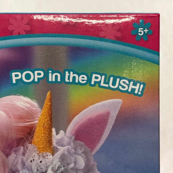 NWT Plush Craft 3D Unicorn, 5" x 4" x 10", Pink/White/Yellow/Grey - Picture 9 of 10